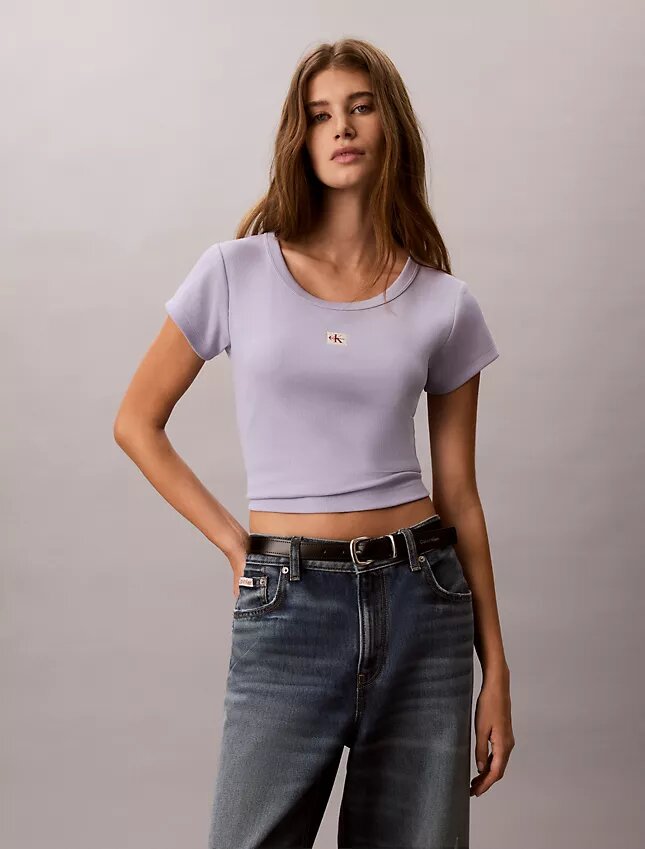Gewebtes Monologo Slim T-Shirt Gewebtes Monologo Slim T-Shirt