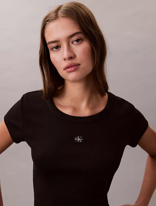 Gewebtes Monologo Slim T-Shirt Gewebtes Monologo Slim T-Shirt