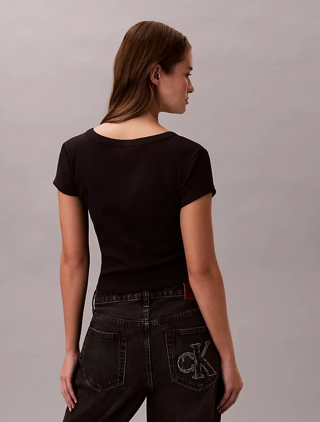 Gewebtes Monologo Slim T-Shirt Gewebtes Monologo Slim T-Shirt