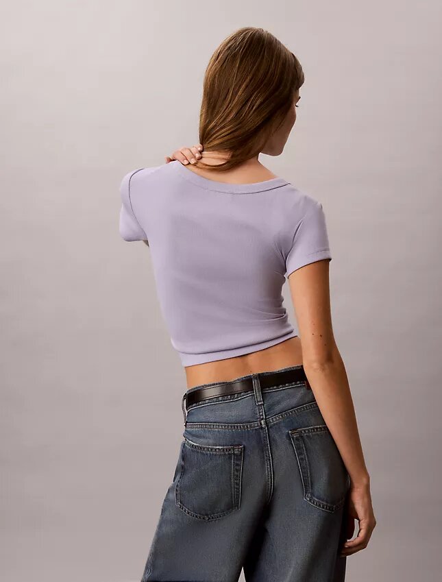Gewebtes Monologo Slim T-Shirt Gewebtes Monologo Slim T-Shirt