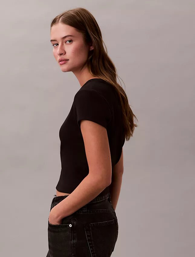 Gewebtes Monologo Slim T-Shirt Gewebtes Monologo Slim T-Shirt