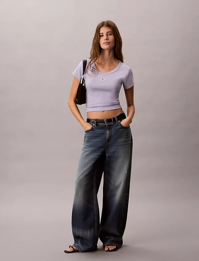 Gewebtes Monologo Slim T-Shirt Gewebtes Monologo Slim T-Shirt