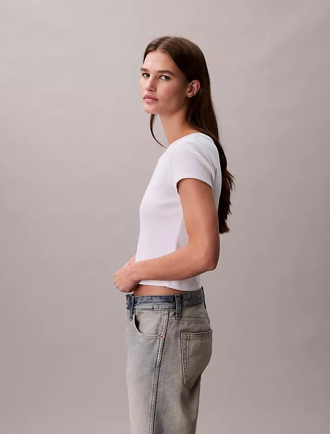 Gewebtes Monologo Slim T-Shirt Gewebtes Monologo Slim T-Shirt