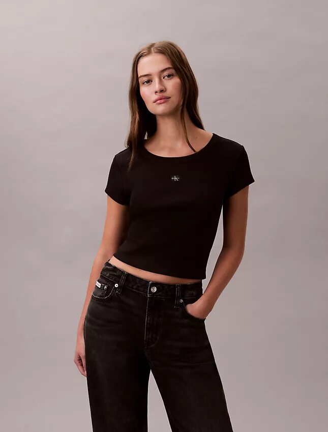 Gewebtes Monologo Slim T-Shirt Gewebtes Monologo Slim T-Shirt