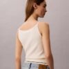 Gewebtes Monologo-Zopfmuster-Tanktop Gewebtes Monologo-Zopfmuster-Tanktop