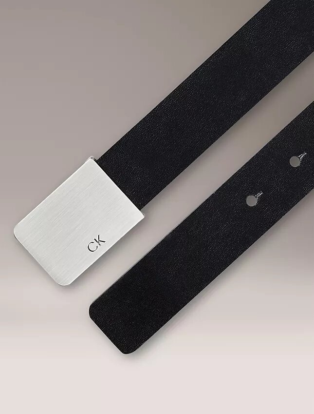 Glatter Gürtel mit Plakette Glatter Gürtel mit Plakette