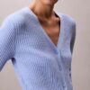 Glatter, melierter Strickcardigan Glatter, melierter Strickcardigan