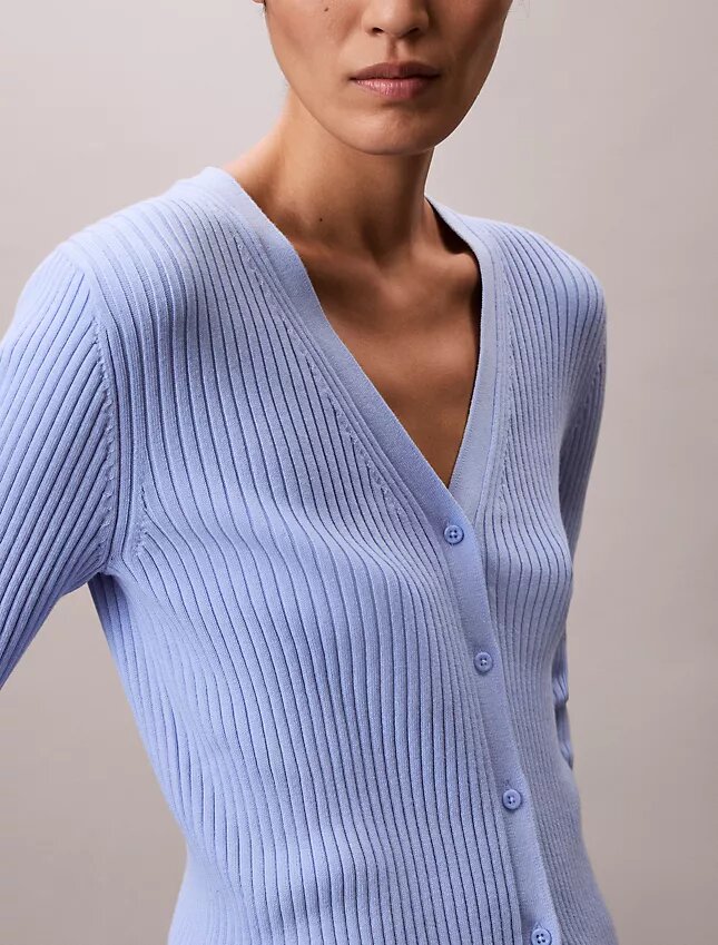 Glatter, melierter Strickcardigan Glatter, melierter Strickcardigan