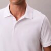 Glattes Monogram-Poloshirt aus Baumwollmischung Glattes Monogram-Poloshirt aus Baumwollmischung