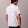 Glattes Monogram-Poloshirt aus Baumwollmischung Glattes Monogram-Poloshirt aus Baumwollmischung
