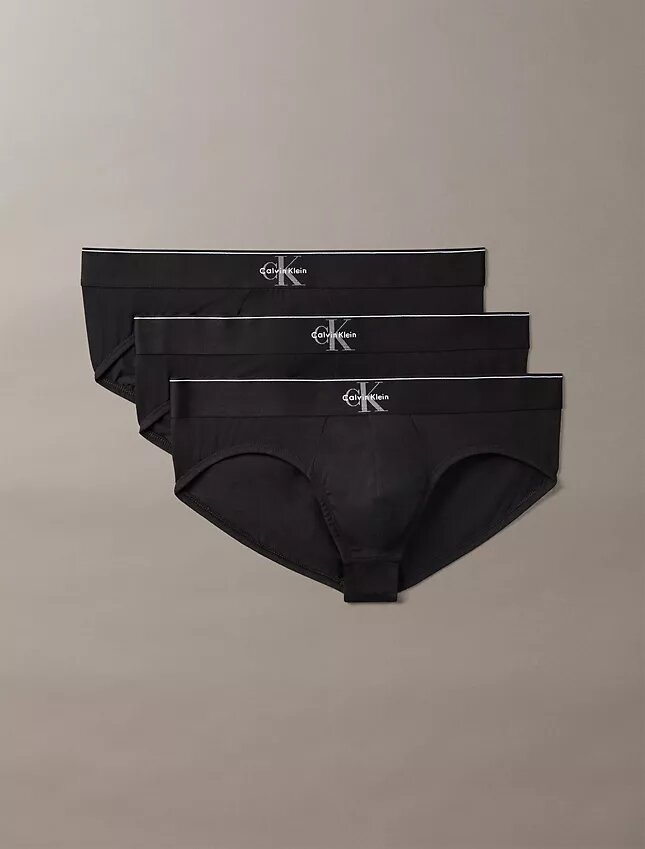 Grafik-Monogram-Slip aus Cotton Stretch im 3er-Pack Grafik-Monogram-Slip aus Cotton Stretch im 3er-Pack