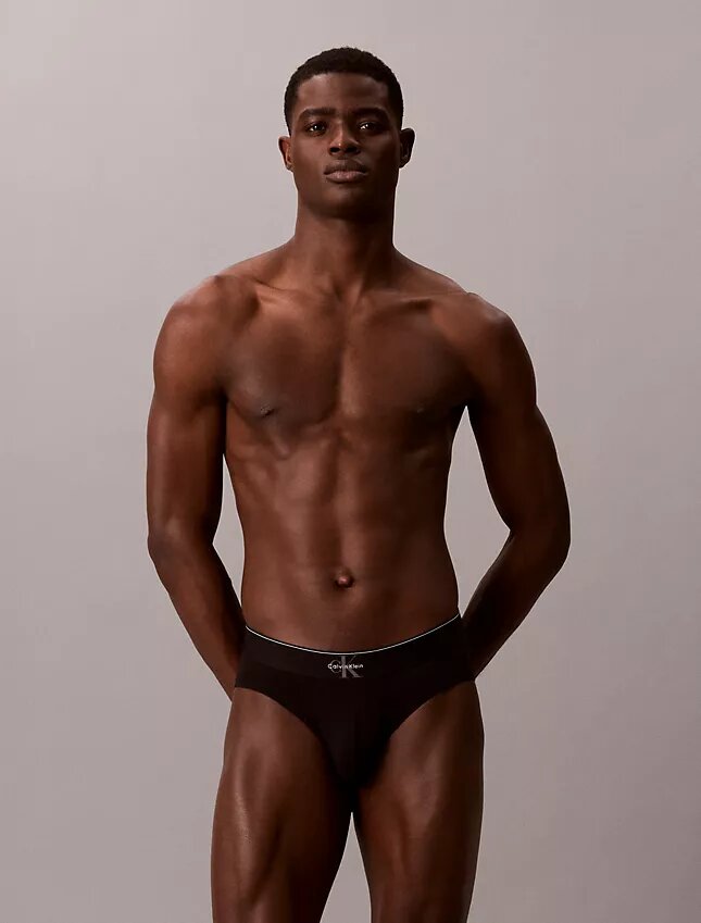 Grafik-Monogram-Slip aus Cotton Stretch im 3er-Pack Grafik-Monogram-Slip aus Cotton Stretch im 3er-Pack