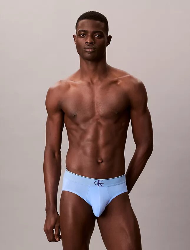 Grafik-Monogram-Slip aus Cotton Stretch im 3er-Pack Grafik-Monogram-Slip aus Cotton Stretch im 3er-Pack