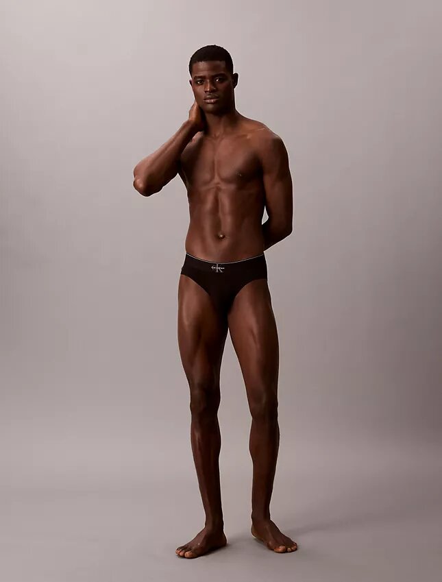 Grafik-Monogram-Slip aus Cotton Stretch im 3er-Pack Grafik-Monogram-Slip aus Cotton Stretch im 3er-Pack
