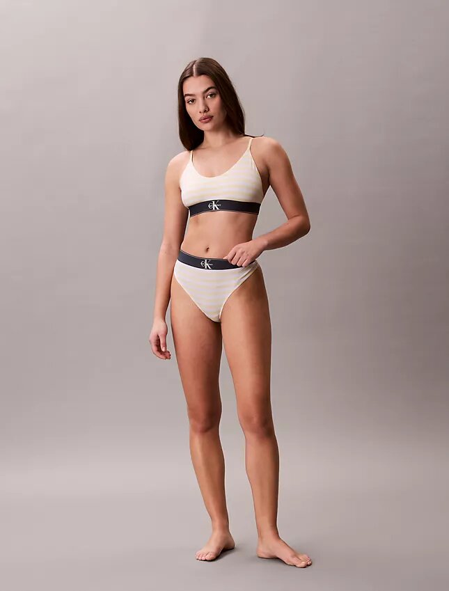 Grafik-Monogram-Stretch-Thong aus Microfiber Grafik-Monogram-Stretch-Thong aus Microfiber