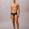 Grafischer Monogram-Stretch-Hüftslip aus Microfiber Grafischer Monogram-Stretch-Hüftslip aus Microfiber