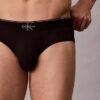 Grafischer Monogram-Stretch-Hüftslip aus Microfiber Grafischer Monogram-Stretch-Hüftslip aus Microfiber