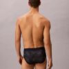 Grafischer Monogram-Stretch-Hüftslip aus Microfiber Grafischer Monogram-Stretch-Hüftslip aus Microfiber