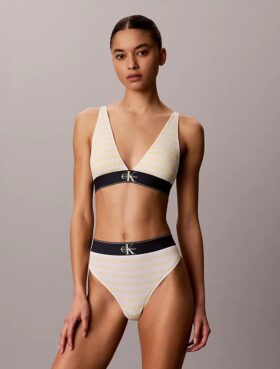 Grafisches Monogram, Microfiber-Stretch, leicht gefüttert, Triangel-Bralette Grafisches Monogram, Microfiber-Stretch, leicht gefüttert, Triangel-Bralette