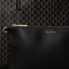 Große Tasche mit durchgehendem Emblem-Logo und Beutel Große Tasche mit durchgehendem Emblem-Logo und Beutel
