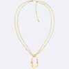 Halskette mit rundem, organisch geformtem Anhänger Halskette mit rundem, organisch geformtem Anhänger