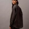 Hemd mit Denim-Print und Knopfleiste Hemd mit Denim-Print und Knopfleiste