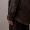 Hemd mit Denim-Print und Knopfleiste Hemd mit Denim-Print und Knopfleiste