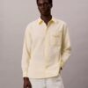 Hemd mit Logo-Grafik aus gewaschenem Oxford-Stoff mit Button-Down-Kragen Hemd mit Logo-Grafik aus gewaschenem Oxford-Stoff mit Button-Down-Kragen