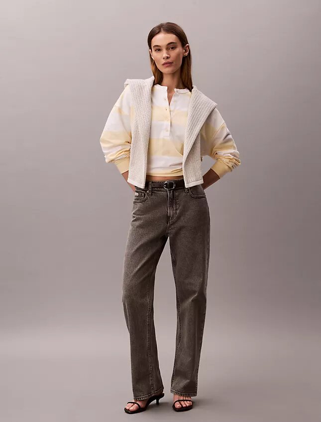 Henley-Oberteil mit Varsity-Streifen Henley-Oberteil mit Varsity-Streifen