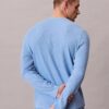 Henley-Schlafshirt aus Waffelpiqué Henley-Schlafshirt aus Waffelpiqué