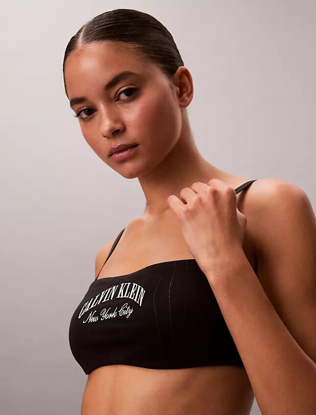 Heritage Classic Bandeau-Bralette aus Cotton Stretch mit leichter Fütterung Heritage Classic Bandeau-Bralette aus Cotton Stretch mit leichter Fütterung