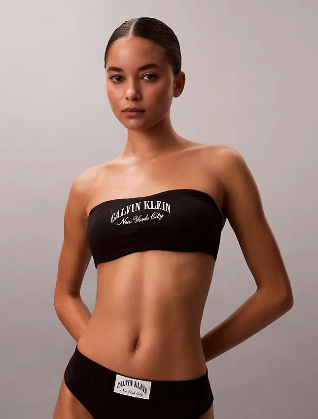 Heritage Classic Bandeau-Bralette aus Cotton Stretch mit leichter Fütterung Heritage Classic Bandeau-Bralette aus Cotton Stretch mit leichter Fütterung