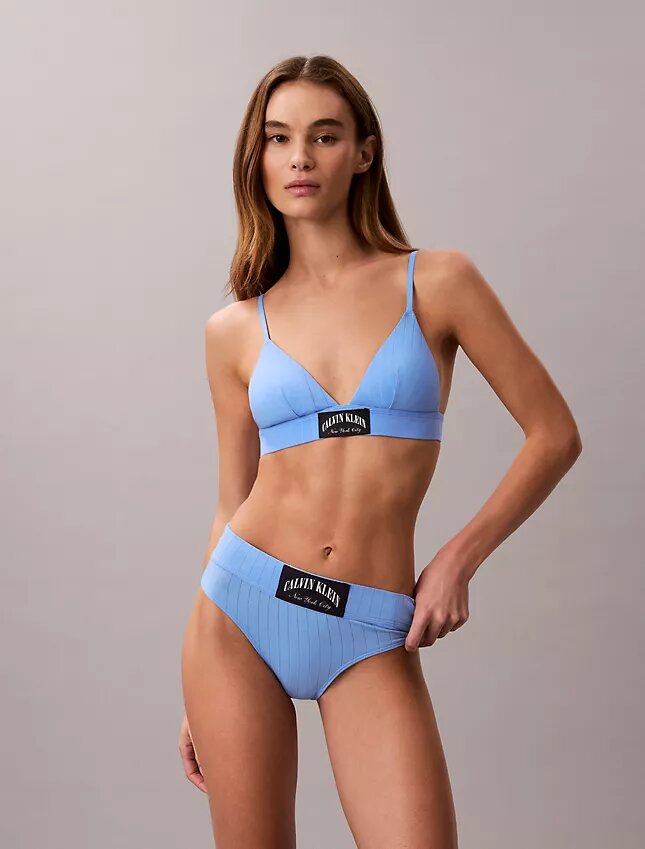 Heritage Classic Cotton Stretch, leicht gefütterter Triangel-Bralette Heritage Classic Cotton Stretch, leicht gefütterter Triangel-Bralette