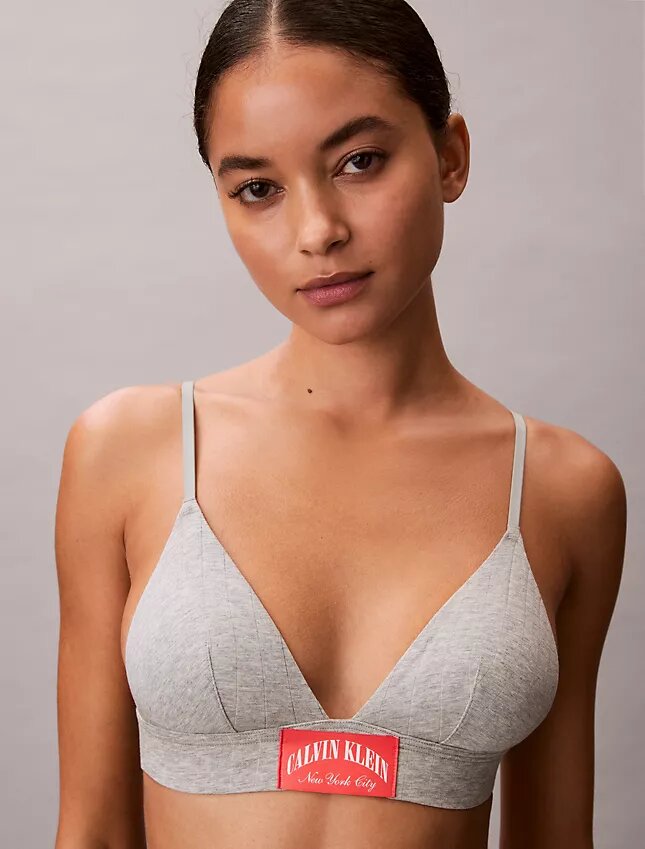 Heritage Classic Cotton Stretch, leicht gefütterter Triangel-Bralette Heritage Classic Cotton Stretch, leicht gefütterter Triangel-Bralette
