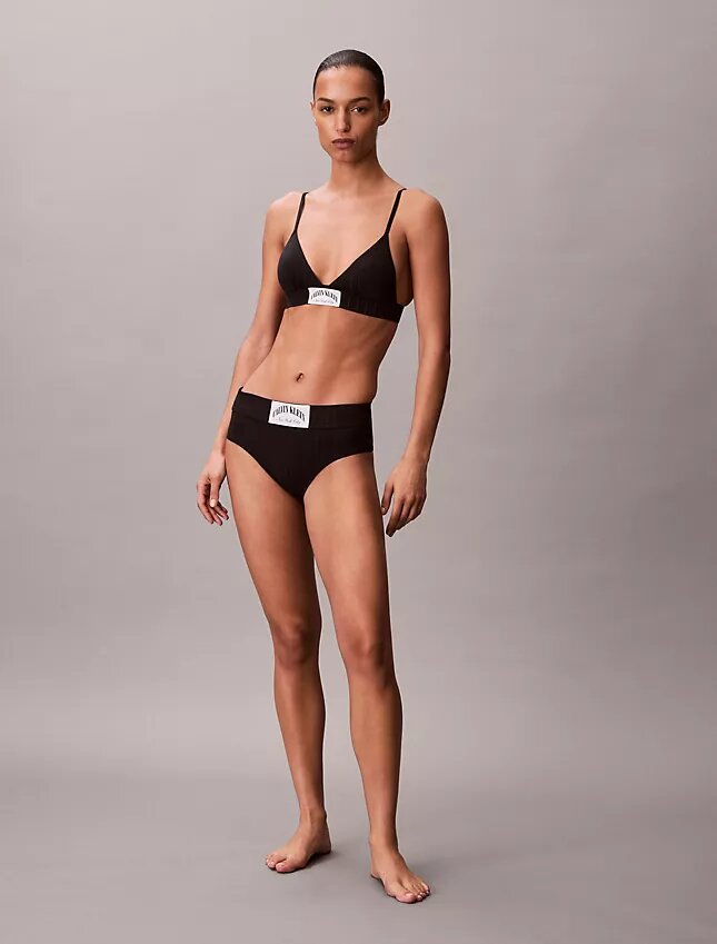 Heritage Classic Cotton Stretch, leicht gefütterter Triangel-Bralette Heritage Classic Cotton Stretch, leicht gefütterter Triangel-Bralette