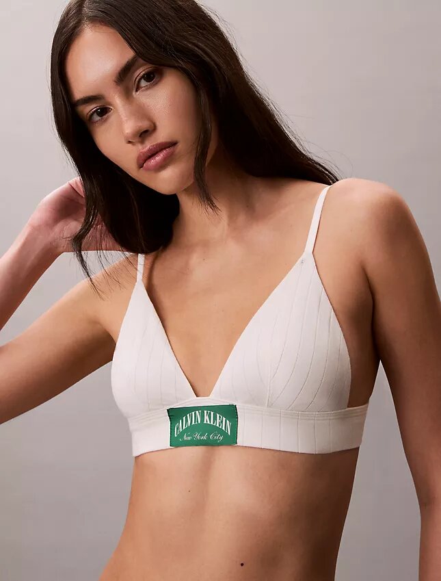 Heritage Classic Cotton Stretch, leicht gefütterter Triangel-Bralette Heritage Classic Cotton Stretch, leicht gefütterter Triangel-Bralette