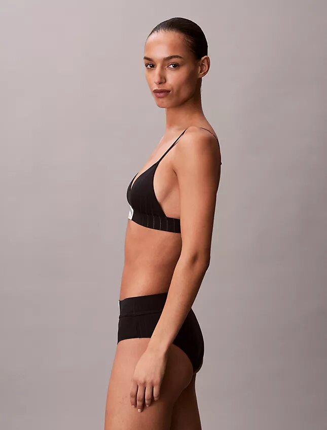 Heritage Classic Cotton Stretch, leicht gefütterter Triangel-Bralette Heritage Classic Cotton Stretch, leicht gefütterter Triangel-Bralette