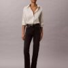 High-Waist-Jeans mit geradem Bein High-Waist-Jeans mit geradem Bein