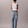 High-Waist-Jeans mit geradem Bein High-Waist-Jeans mit geradem Bein
