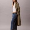 High-Waist-Jeans mit geradem Bein