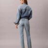 High-Waist-Jeans mit geradem Bein High-Waist-Jeans mit geradem Bein