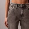 High-Waist-Jeans mit geradem Bein High-Waist-Jeans mit geradem Bein