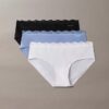 Hipster aus Stretch-Microfiber mit Spitze im 3er-Pack Hipster aus Stretch-Microfiber mit Spitze im 3er-Pack