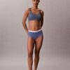 Hoch geschnittener Slip aus Cotton Stretch-Rippstoff Hoch geschnittener Slip aus Cotton Stretch-Rippstoff