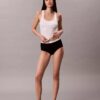 Hoch geschnittener Slip aus Cotton Stretch-Rippstoff Hoch geschnittener Slip aus Cotton Stretch-Rippstoff