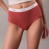 Hoch geschnittener Slip aus Cotton Stretch-Rippstoff Hoch geschnittener Slip aus Cotton Stretch-Rippstoff