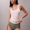 Hoch geschnittener Slip aus Cotton Stretch-Rippstoff Hoch geschnittener Slip aus Cotton Stretch-Rippstoff