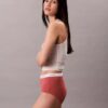 Hoch geschnittener Slip aus Cotton Stretch-Rippstoff Hoch geschnittener Slip aus Cotton Stretch-Rippstoff