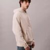 Hochwertiger, lockerer Monogram-Fleece-Hoodie aus Frottee Hochwertiger, lockerer Monogram-Fleece-Hoodie aus Frottee