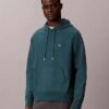 Hochwertiger, lockerer Monogram-Fleece-Hoodie aus Frottee Hochwertiger, lockerer Monogram-Fleece-Hoodie aus Frottee